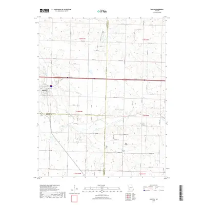 2017 Map of Sarcoxie, 2017 Print