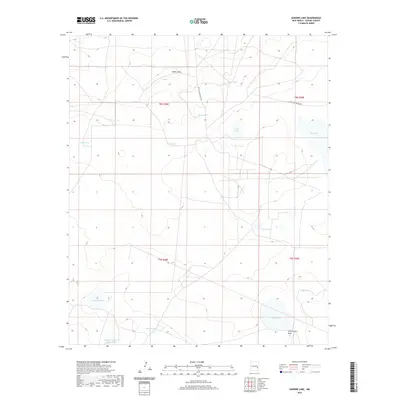 2020 Map of Sardine Lake, 2020 Print