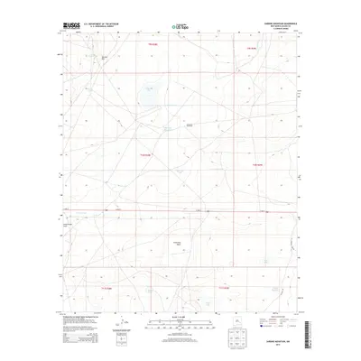 2013 Map of Sardine Mountain, 2013 Print