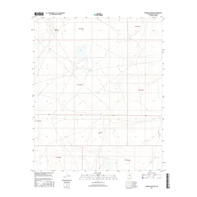 2017 Map of Sardine Mountain, 2017 Print
