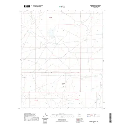 2020 Map of Sardine Mountain, 2020 Print