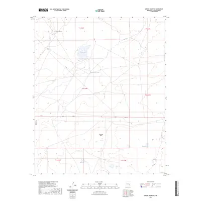 2023 Map of Sardine Mountain, 2023 Print