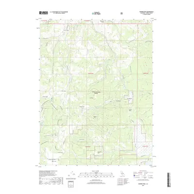 2018 Map of Sardine Peak, 2018 Print