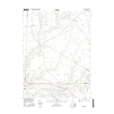 2016 Map of Sardinia, 2016 Print