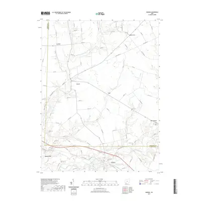 2019 Map of Sardinia, 2019 Print