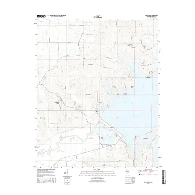 2015 Map of Sardis Dam, 2015 Print