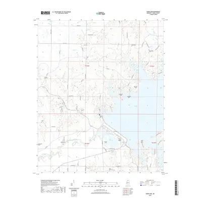 2018 Map of Sardis Dam, 2018 Print
