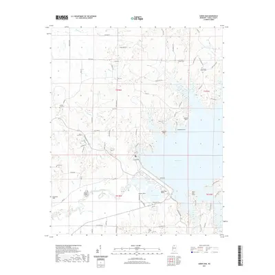 2021 Map of Sardis Dam, 2021 Print