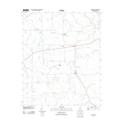 2012 Map of Sardis SE, 2012 Print