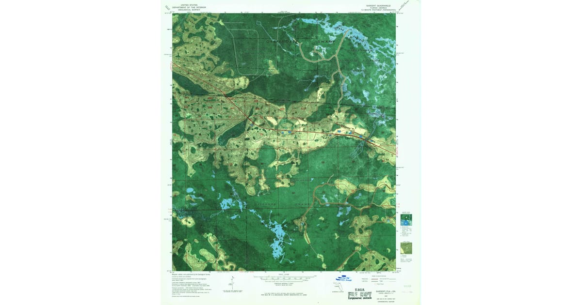 1960s Maps of Rockvil, FL | Pastmaps