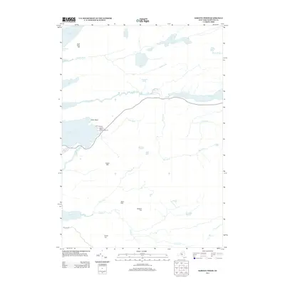 2013 Map of Sargent Ponds, 2013 Print
