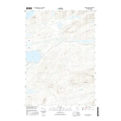 2016 Map of Sargent Ponds, 2016 Print