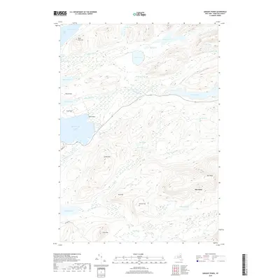 2019 Map of Sargent Ponds, 2019 Print