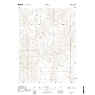 2017 Map of Sargent SW, 2017 Print