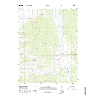2019 Map of Sargents, 2019 Print