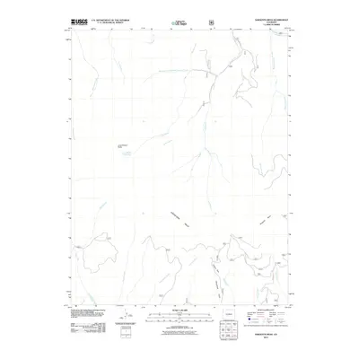 2011 Map of Sargents Mesa, 2011 Print