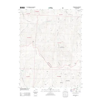 2013 Map of Sargents Mesa, 2013 Print