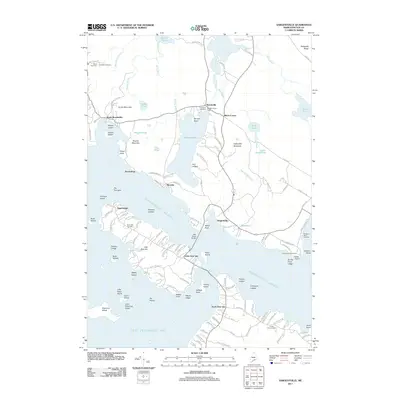 2011 Map of Sargentville, 2011 Print