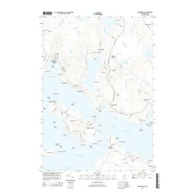 2014 Map of Sargentville, 2014 Print