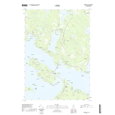 2021 Map of Sargentville, 2021 Print