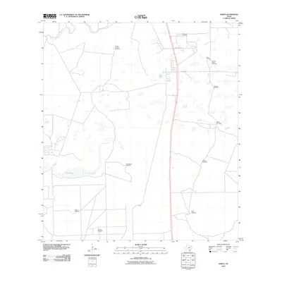 2010 Map of Sarita, 2010 Print