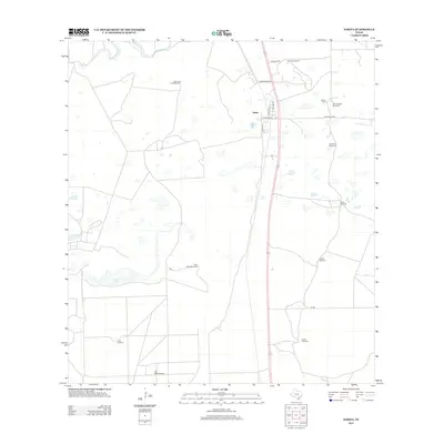 2013 Map of Sarita, 2013 Print