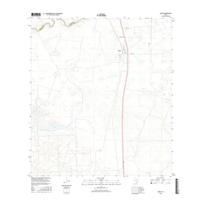 2016 Map of Sarita, 2016 Print