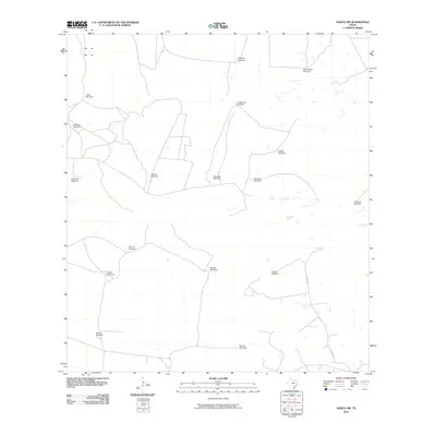 2010 Map of Sarita SW, 2010 Print