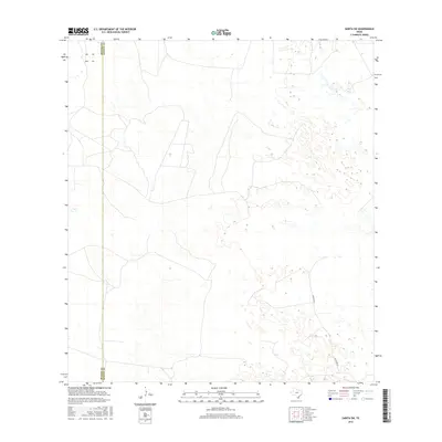 2016 Map of Sarita SW, 2016 Print