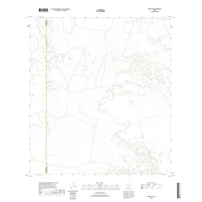 2019 Map of Sarita SW, 2019 Print