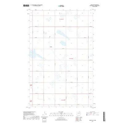 2017 Map of Sarles NE, 2017 Print