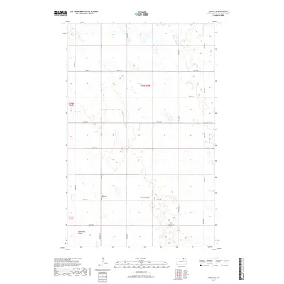 2017 Map of Sarles SE, 2017 Print