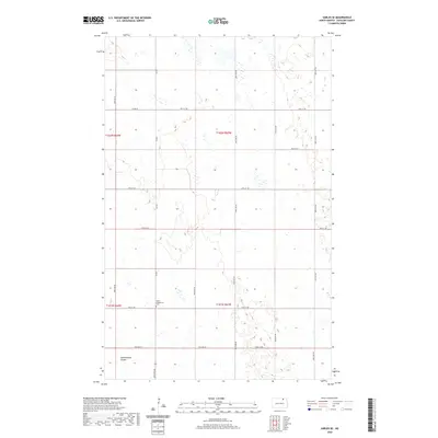 2020 Map of Sarles SE, 2020 Print