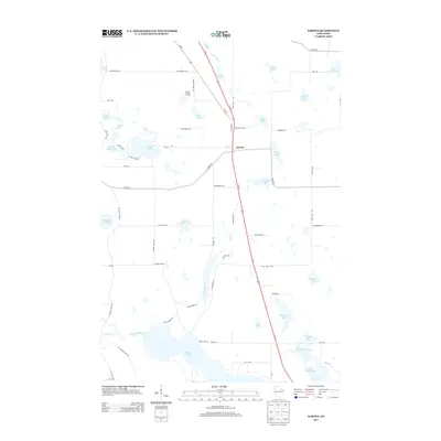 2013 Map of Sarona, 2013 Print