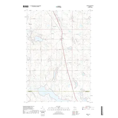 2018 Map of Sarona, 2018 Print