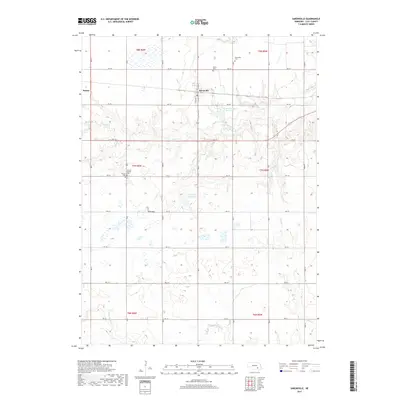 2017 Map of Saronville, 2017 Print
