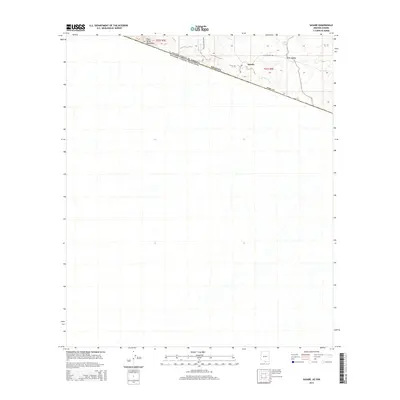 2014 Map of Sasabe, 2014 Print