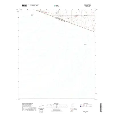 2018 Map of Sasabe, 2018 Print