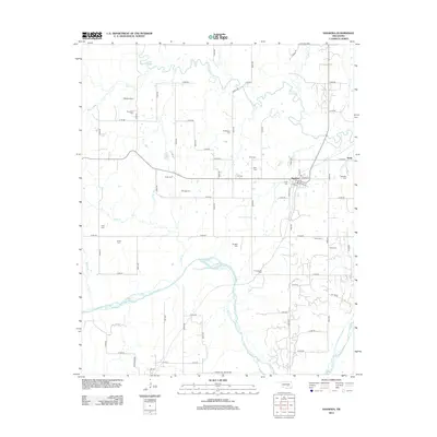 2012 Map of Sasakwa, 2012 Print