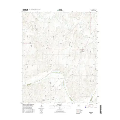 2016 Map of Sasakwa, 2016 Print