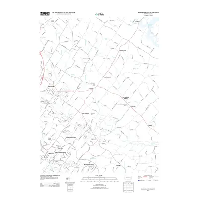 2013 Map of Sassamansville, 2013 Print