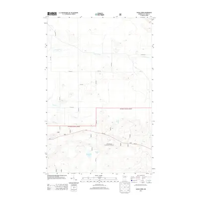 2013 Map of Sassas Creek, 2013 Print