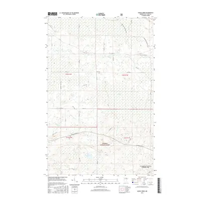 2016 Map of Sassas Creek, 2016 Print