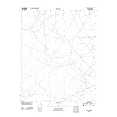 2011 Map of Satan Butte, 2011 Print
