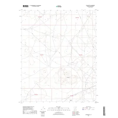 2018 Map of Satan Butte, 2018 Print