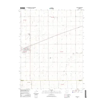 2016 Map of Satanta, 2016 Print