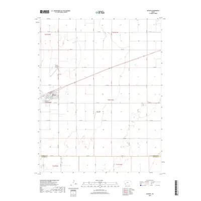 2018 Map of Satanta, 2018 Print
