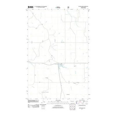 2011 Map of Sather Lake, 2011 Print