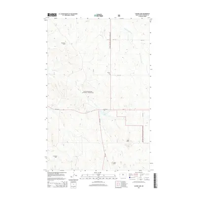 2014 Map of Sather Lake, 2014 Print