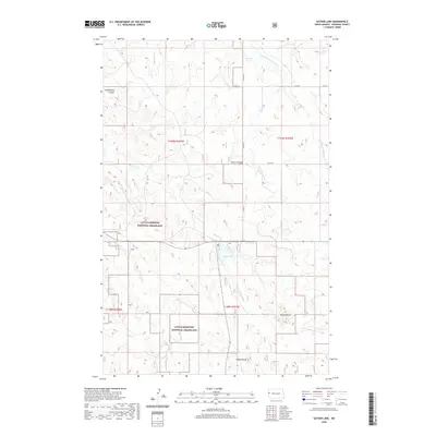 2020 Map of Sather Lake, 2020 Print